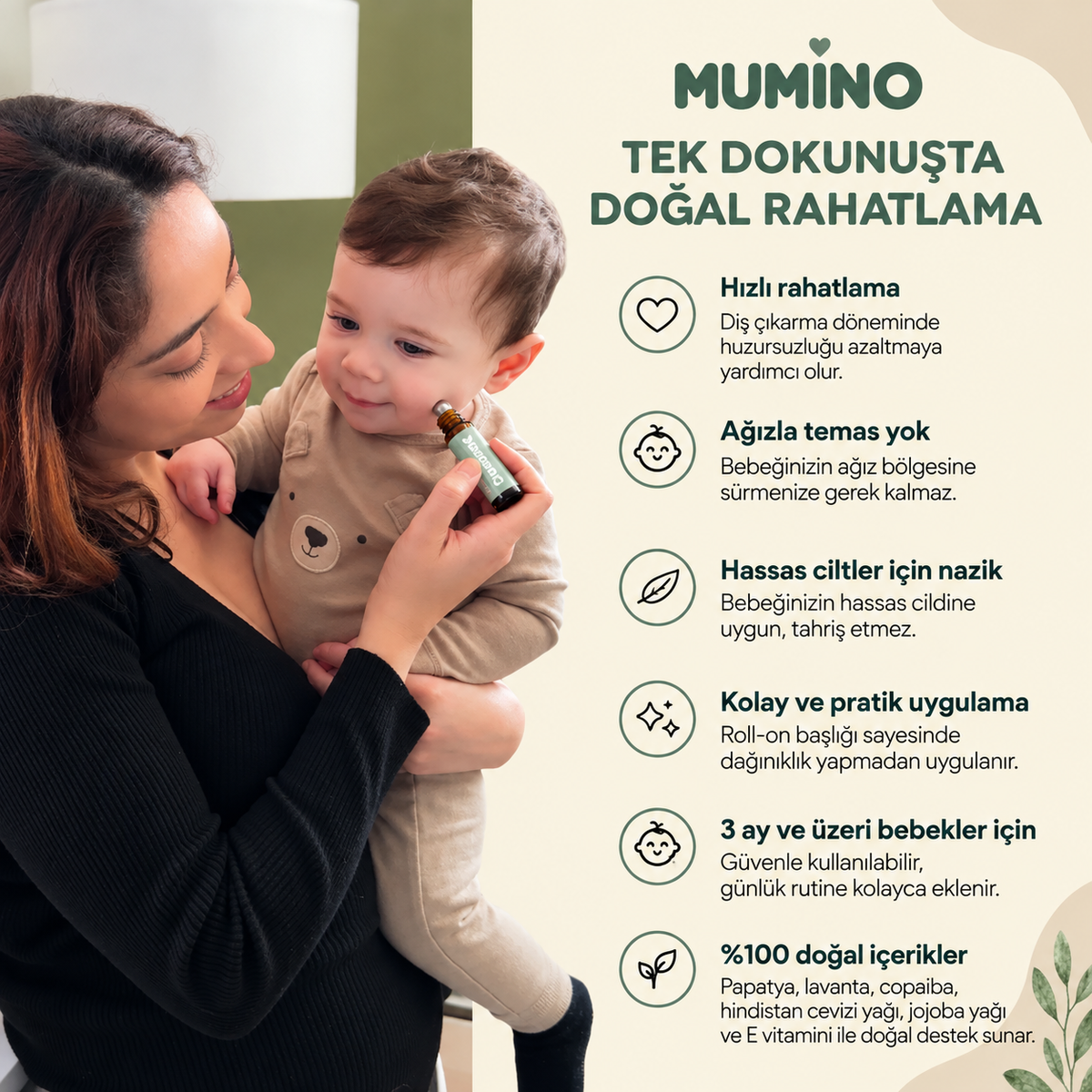 MUMİNO™ Minik Dişler Roll-On